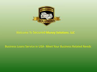 Working capital Loan Service USA