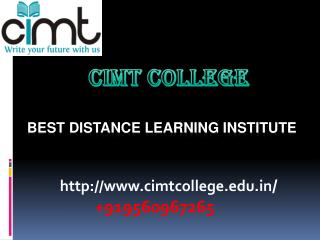 Correspondence/Distance Learning courses Noida, Distance PGDBM in Noida