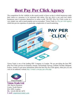 Best Pay Per Click Agency
