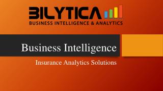 Insurance Analytics Solutions for your business need