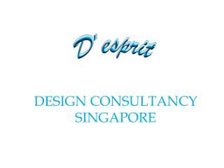 Design Consultancy Singapore | D'esprit Interiors