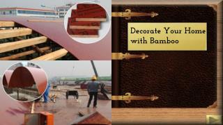 Decorate Your Home with Bamboo