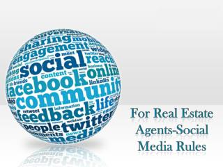 For Real Estate Agents – Social Media Rules|Zack Childress