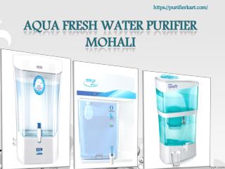 Aqua fresh water purifier Mohali