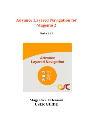 Advance Layered Navigation for Magento® 2