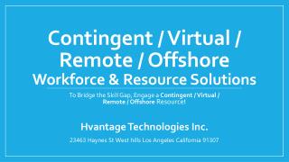 Contingent workforce solutions back office 54 views