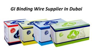 GI Binding Wire Supplier In Dubai