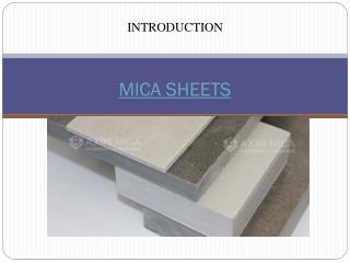 Axim Mica | Reliable Destination to buy Mica Sheets