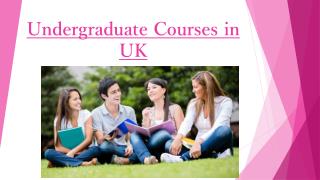 Undergraduate Courses in UK - Isnadmissions.co.uk
