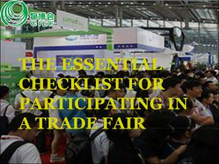 The Essential Checklist for Participating in a Trade Fair