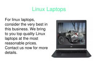 Linux Laptop