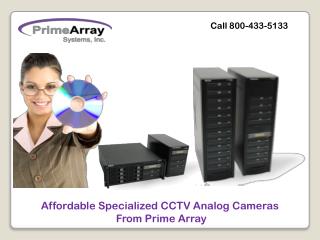 Affordable Specialized CCTV Analog Cameras From Prime Array