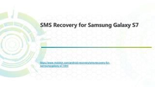 SMS Recovery for Samsung Galaxy S7