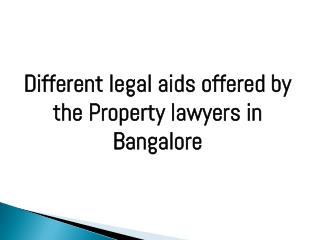 Property Lawyers in Bangalore