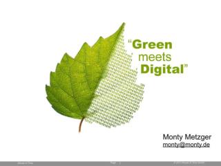 Green meets Digital