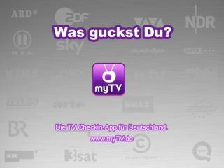 myTV.de Social TV Checkin App für Deutschland