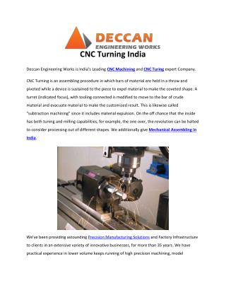 CNC Turning India