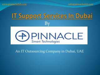 IT Support Dubai, IT Outsourcing Company Dubai