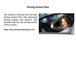 Driving School Ohio