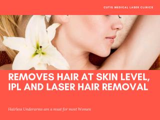 Your Underarm Hair Removal Options: Laser, IPL and LHE Hair Removal Treatments