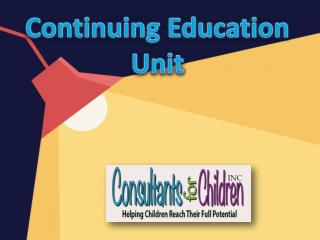 Continuing Education Unit