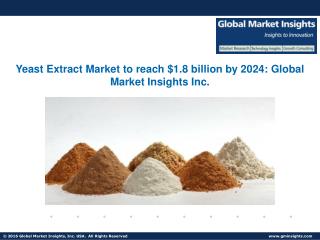 Yeast Extract Market share to grow at 5.5% from 2016 to 2024