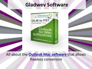 OLM to PST Outlook Free Download