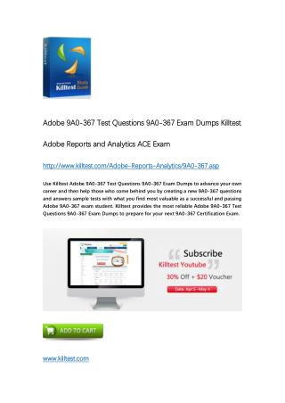 9A0-367 Adobe Exam Dumps