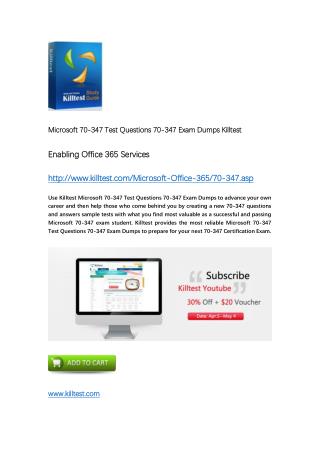 70-347 Microsoft Exam Dumps