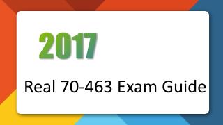 Killtest Microsoft 70-463 Real Exam Questions