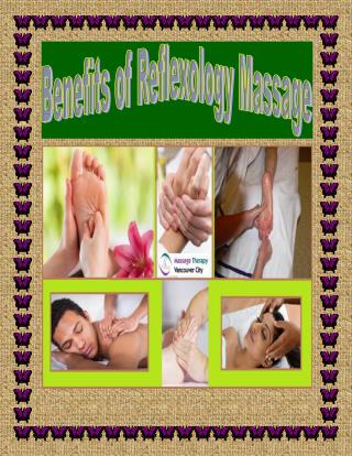 Benefits of Reflexology Massage