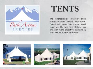 Park Avenue Parties' Tents