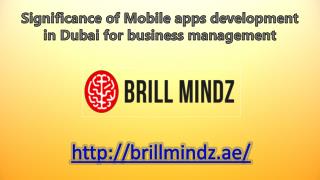 Mobile application development Dubai