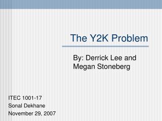 The Y2K Problem