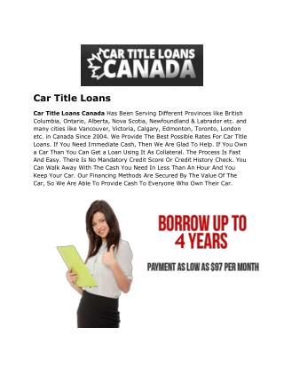car title loans