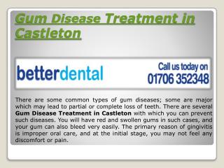 Choose The Best Gum Disease Treatment in Castleton