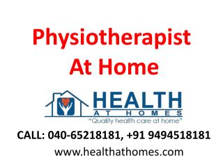 Physiotherapist at Your Home in Jubileehills,Banjarahills