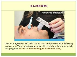 B-12 Injections