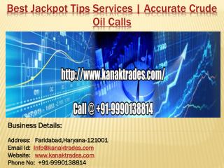 Best Jackpot Tips Services | Accurate Crude Oil Calls