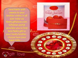 Send Rakhi with Sweets in India