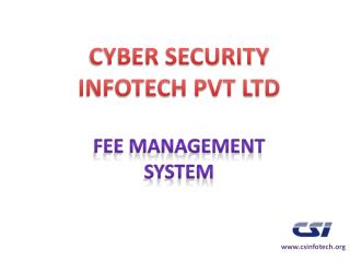 Fee Management System