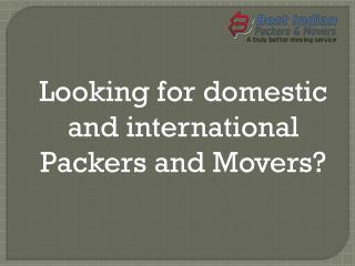 How to Choose Packers and Movers Chandigarh