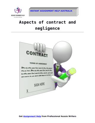 Importance Aspects of contract and negligence