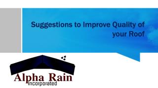 Choose Quality over Price|Metal Roofing