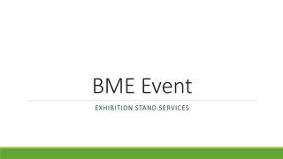 Exhibition Stand Services