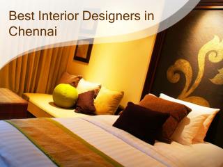 Best Interior designers in Chennai