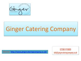 Best Caterers Service In Southampton : Ginger Catering Company