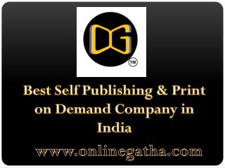 OnlineGatha: Self Publishing in India, Print on Demand in India, Self Book Publisher Lucknow