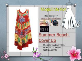 Summer Beach Poncho Dress