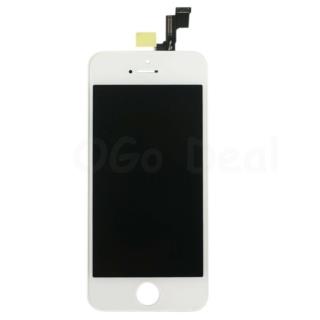 For Apple iPhone SE Digitizer and LCD Screen Assembly with Frame Replacement - White